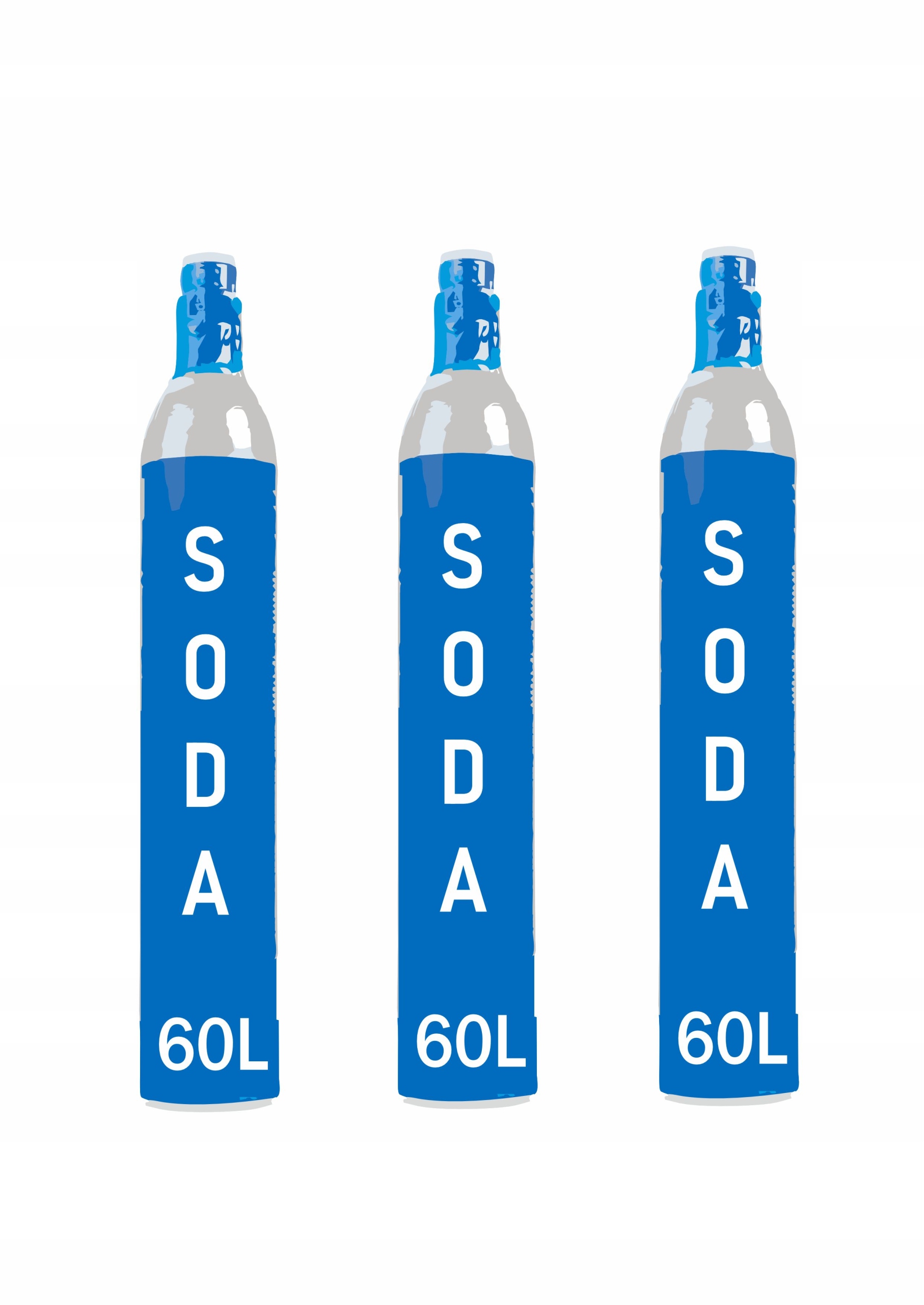 Sóda 425g na fľašu, CO2 BIO kartuša